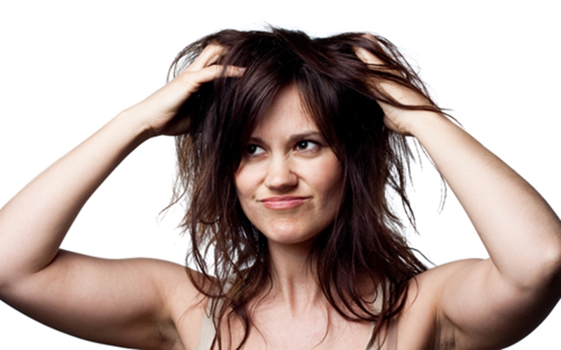 Though dry shampoo saves time, over using it could damage your hair.